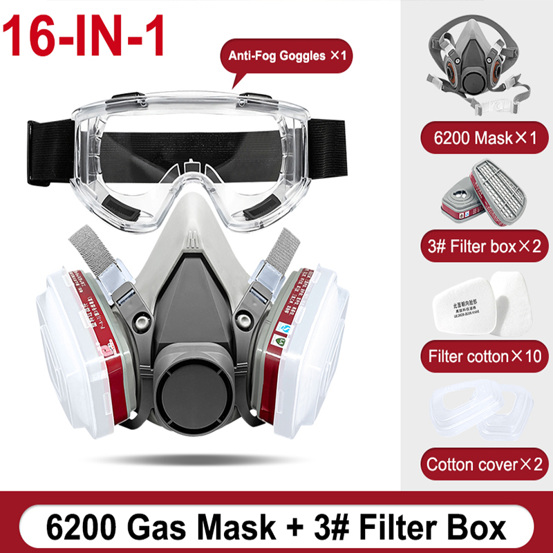 Dust Mask Construction - 6200 Respiratore per maschera antigas antipolvere