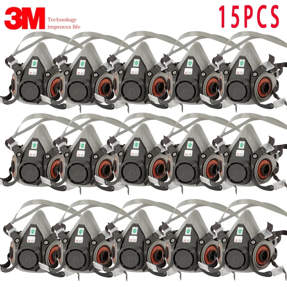 Dust Mask Construction - 15p 3M 6200 Maschera antigas per