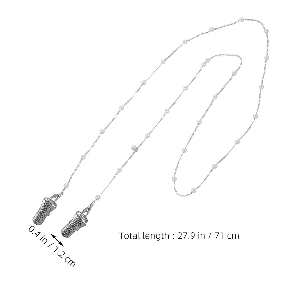 2 pezzi: elegante catenella pe - Mask Chain Holder recensione e prezzo